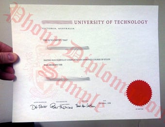 Swinburne University of Technology - Fake Diploma Sample from Australia